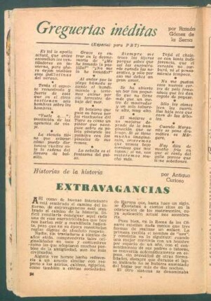 Extravagancias