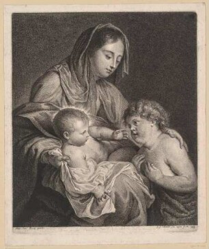 Die Heilige Jungfrau mit dem Jesuskind und Johannes