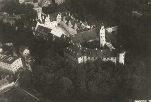 Schloss Hinterglauchau und Schloss Forderglauchau, Luftbild