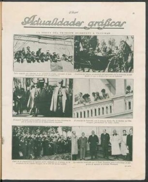 La visita del príncipe Humberto a Tucumán