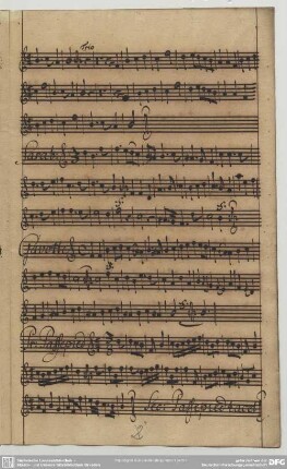 Stage music <Gavotte>