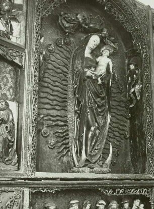 Marienaltar : Mittelteil: Madonna