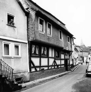 Fachwerkwohnhaus; Babenhausen, Schloßgasse 15