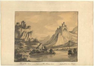 Two of the Seven Mountains on the Rhine and ..an island