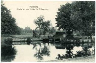 Bad Herzberg. Partie an der Mühle in Altherzberg