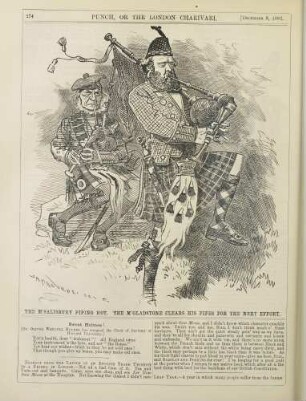 The M'Salisbury piping hot. The M'Gladstone clears his pipes for the next effort