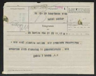 Brief von Otto Brahm an Gerhart Hauptmann