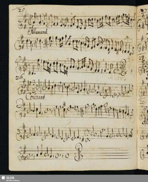 26. Horn, Johann Caspar: Courantes