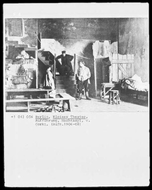 Berlin, Kleines Theater, Aufführung, Nachtasyl v. Gorki