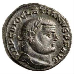 Münze, Follis, 299 - 300 n. Chr.
