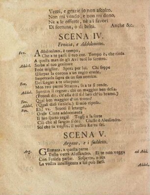 Scena IV. / Vierdter Auftritt