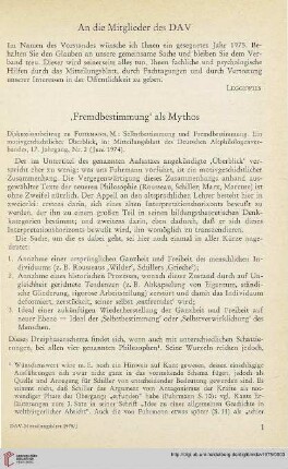 18: An die Mitglieder des DAV