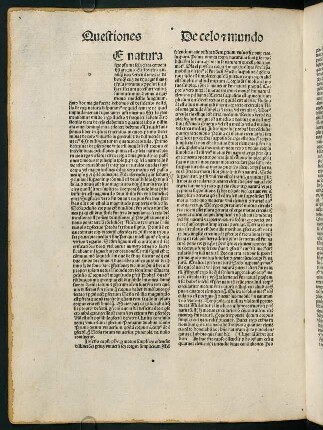 106v-112r, Questiones primi de celo et mundo Arestotelis