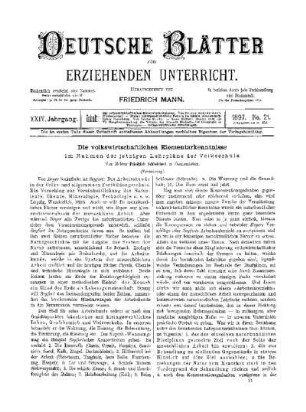 Die volkswirtschaftlichen Elementarkenntnisse : im Rahmen der jetztigen Lehrpläne der Volksschule ; (Fortsetzung)
