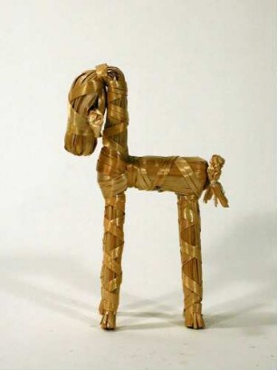 Strohplastik, Pferd
