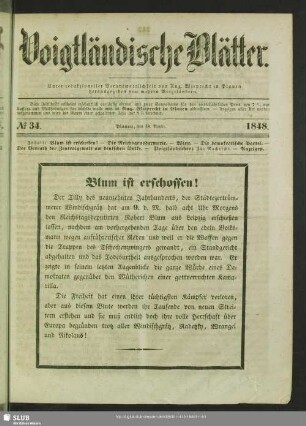 Voigtländische Blätter