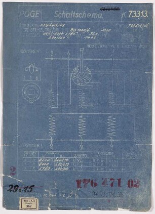 Schaltschema Transformator