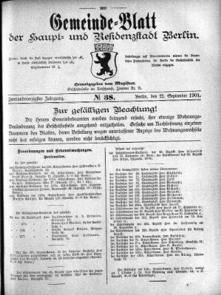 1901,38: No. 38, 22. September 1901