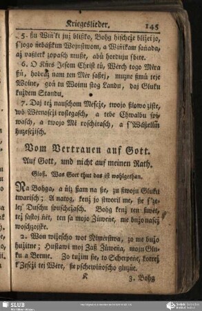 Vom Vertrauen auf Gott