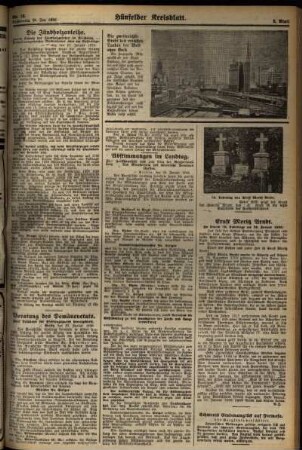 Zweite Ausgabe vom Donnerstag, den 30. Januar 1930.