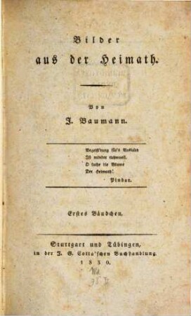 Bilder aus der Heimath