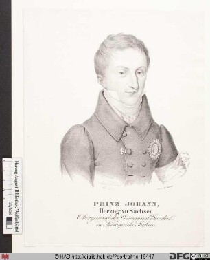 Bildnis Johann, König von Sachsen (reg. 1854-73)