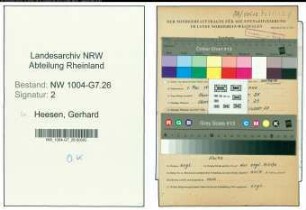 Entnazifizierung Gerhard Heesen , geb. 01.05.1898 (Schlosser)