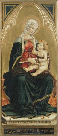Thronende Maria mit dem Kind