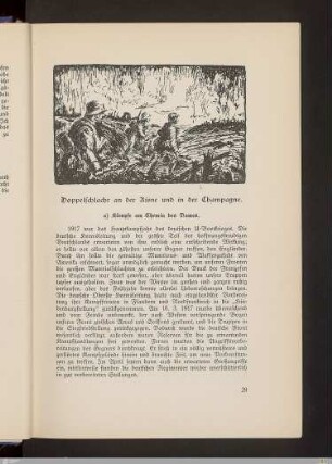 a) Kämpfe am Chemin des Dames