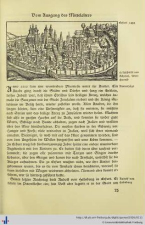 Vom Ausgang des Mittelalters