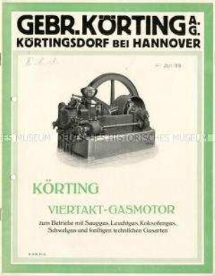 Viertakt-Gasmotor