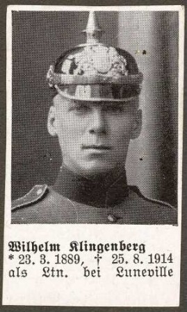 Klingenberg, Wilhelm