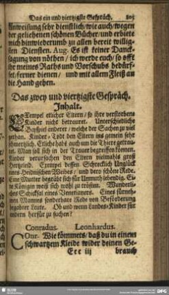 Das zwey und viertzigste Gespräch