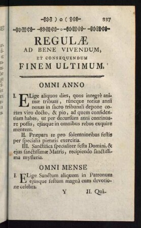 337-347, Regulae ad Bene Vivendum, et Consequendum Finem Ultimum.