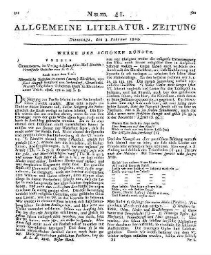 Feierabende. Von Carl von B. Coburg, Leipzig: Sinner 1806