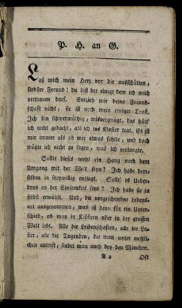 P. H. an G. - P. Hyacinth an Grünberg.