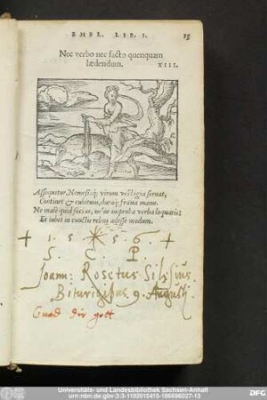 Nec verbo nec quenquam laedendum. XIII.