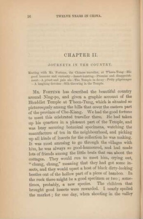 Chapter II. Journeys in the country