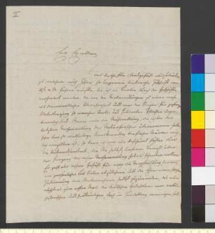 Brief von Lichtenstein, Martin Heinrich Karl an Goethe, Johann Wolfgang von