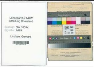 Entnazifizierung Gerhard Lindken , geb. 14.11.1912 (Lehrer)