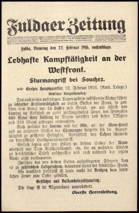Ausgabe vom Dienstag, den 22. Februar 1916.