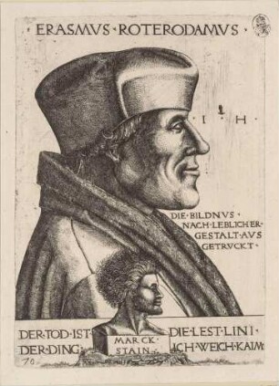 Bildnis Gerhardsz, Gerhard Desiderius Erasmus (von Rotterdam), Humanist