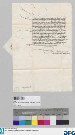 Heinrich Rudolf von Wetze, Administrator zu Waldsassen, ersucht die Stadt Nürnberg, die ihm verschriebenen 400fl Stadtsteuer seinem Bevollmächtigten Marthin Rosenthaler zu übergeben.