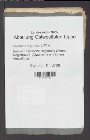 Gehaltsverbesserung der Amtsunterbedienten, Bd. 1