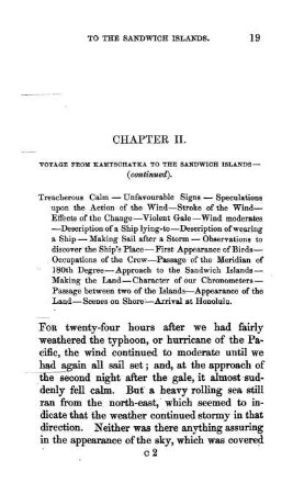 VOYAGE FROM KAMTSCHATKA TO THE SANDWICH ISLANDS (continued)
