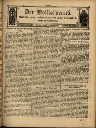 Ausgabe vom Sonntag, den 24. Dezember 1911.