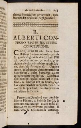 153-154, B. Alberti Confessio Pro Hujus Operis Conclusione.