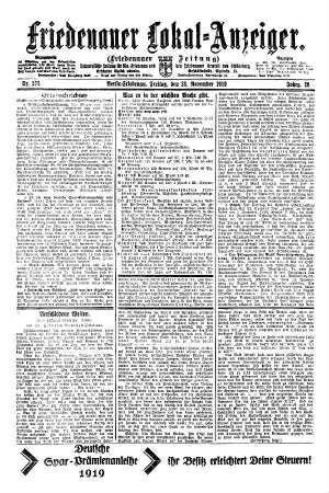 Nr. 273, 28.11.1919