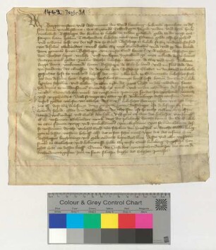 Bürgermeister und Ratsmannen von Lüneburg verkaufen dem Lübecker Bischof Nikolaus für 200 Lübische Mark eine ablösbare Rente von 13 Mark, zugedacht den armen Siechen in Swartouwe.