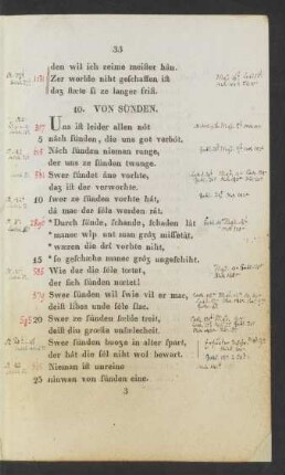 10. Von Sünden.